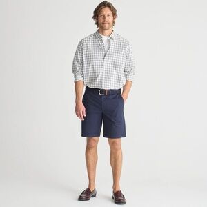 NWT J. Crew 9” Stretch Chino Shorts Navy Sz 38